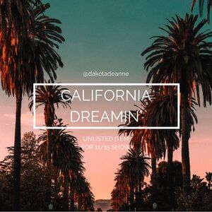 🌴UNLISTED ITEM | CALI DREAMIN’ SHOW🌴